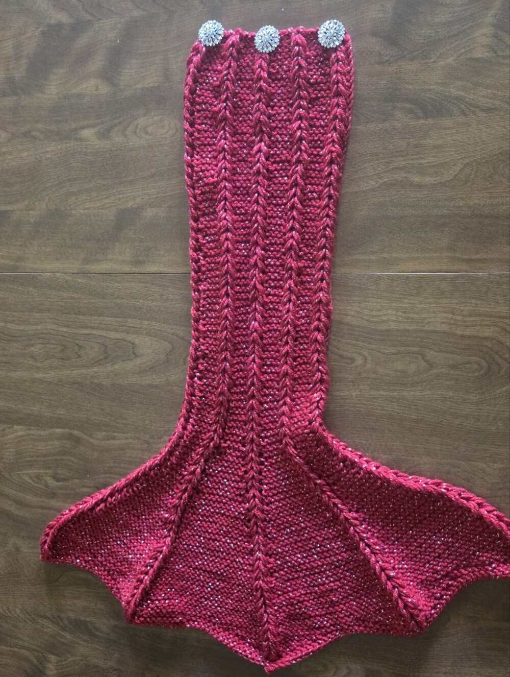 Dragon Wing Cowl Scarf - Ruby - Picture 2 of 9